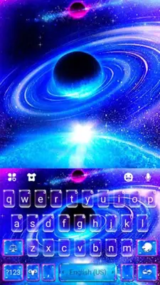 Outer Space Keyboard Theme android App screenshot 0