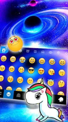 Outer Space Keyboard Theme android App screenshot 2