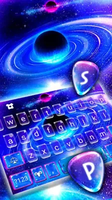 Outer Space Keyboard Theme android App screenshot 3